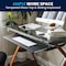 Flash Furniture Computer Desk Glass Top Cherry Desk, 23-1/2" D X 29" H, 39-1/4" W X Laminate, Table Top: Glass NAN-JN-2824S-GG - alternate 12